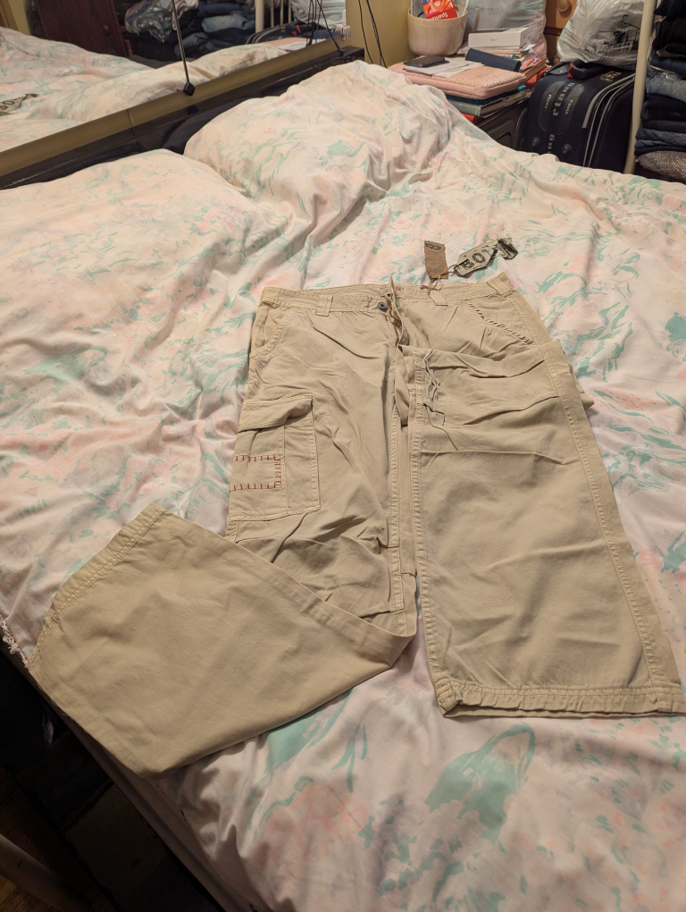 Two pairs of Rothman Man Beige Cargo Pants, 36x32. - photo 4