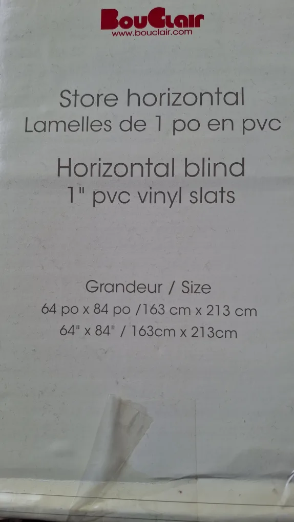 Bouclair 64"x84" Horizontal Blind thumbnail