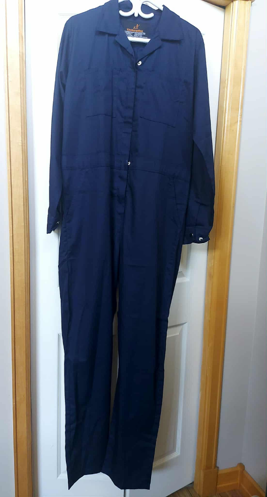 XL blue overalls