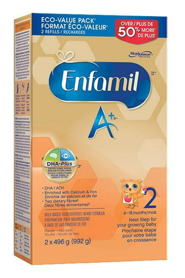 Enfamil A+ Infant Formula Powder Refill Pack (2 x 496g)