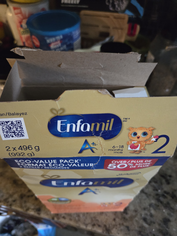 Enfamil A+ Infant Formula Powder Refill Pack (2 x 496g) - photo 2