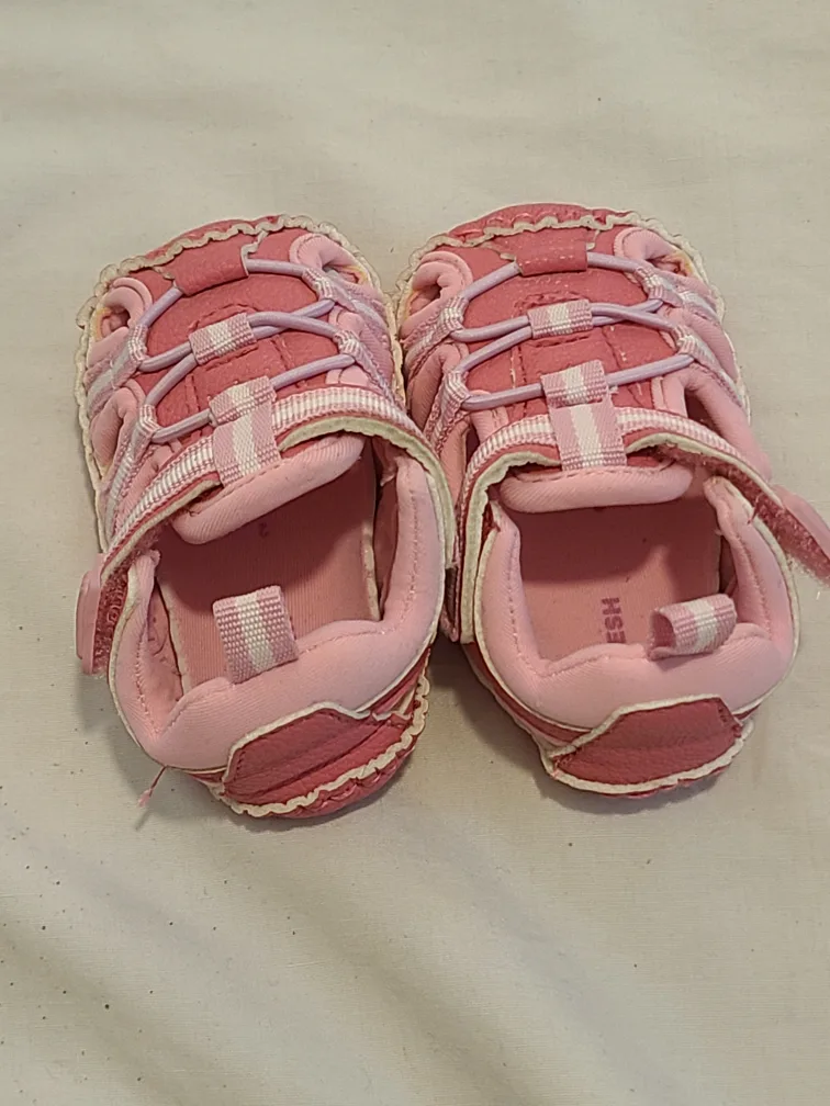 Joe Fresh Pink Baby Sandals, size 2 thumbnail