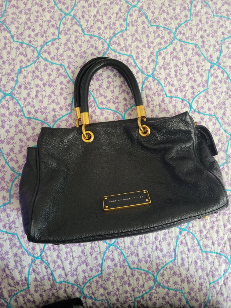 Marc by Marc Jacobs Black Leather Satchel thumbnail