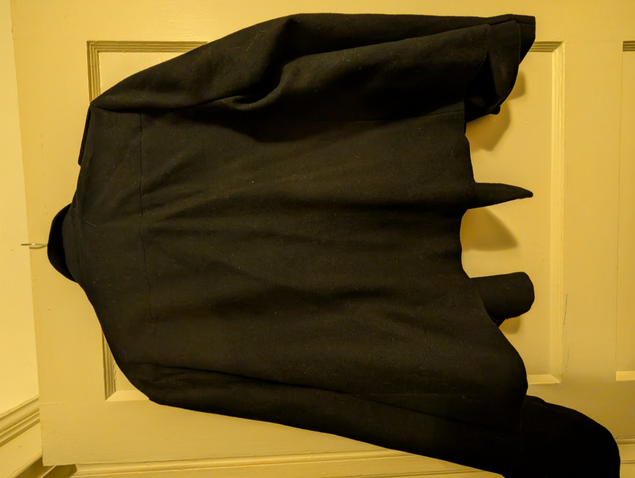Gap Black Wool Blend Cropped Pea Coat - XL - photo 3
