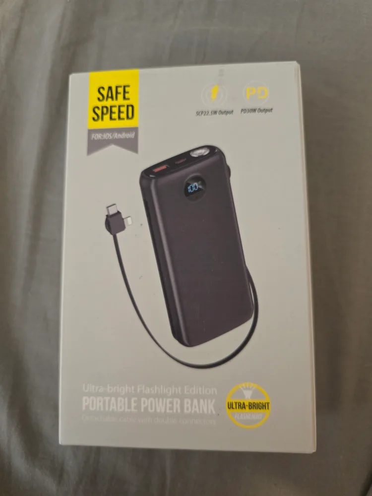 Ultra-Bright Flashlight Edition Portable Power Bank thumbnail
