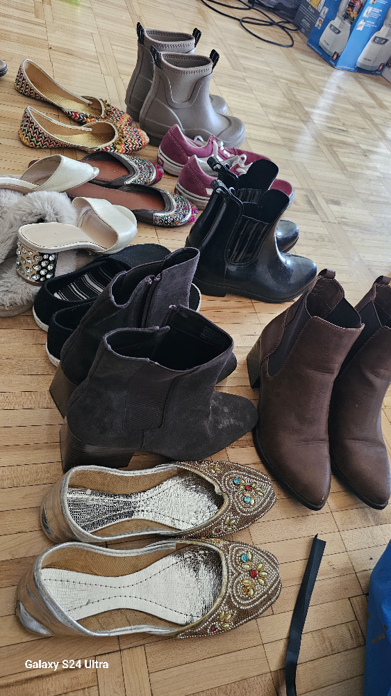 Assorted Shoes & Boots - Various Sizes and Styles