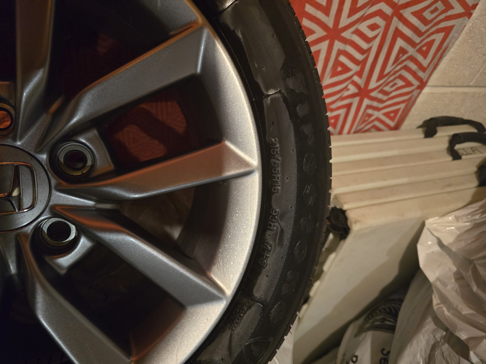 Honda Rim with Firestone Tire 215/55R16 - photo 2