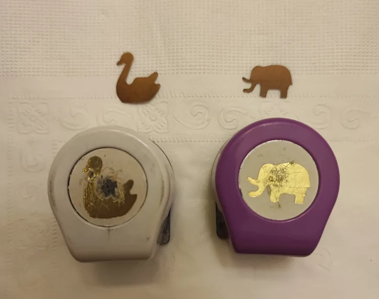 Back to school -Craft Punches - Swan and Elephant thumbnail