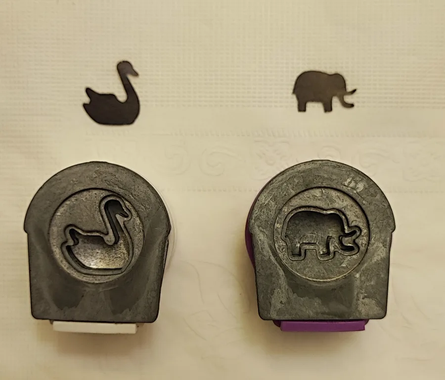 Back to school -Craft Punches - Swan and Elephant image indicator(2)