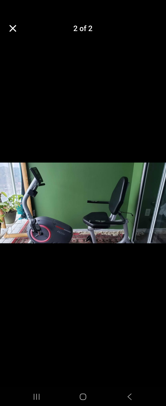 Healthrider H22x Recumbent Exercise Bike - photo 2