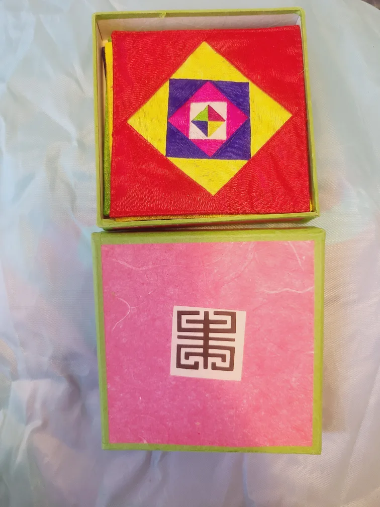 Korean Pojagi Coasters Set thumbnail