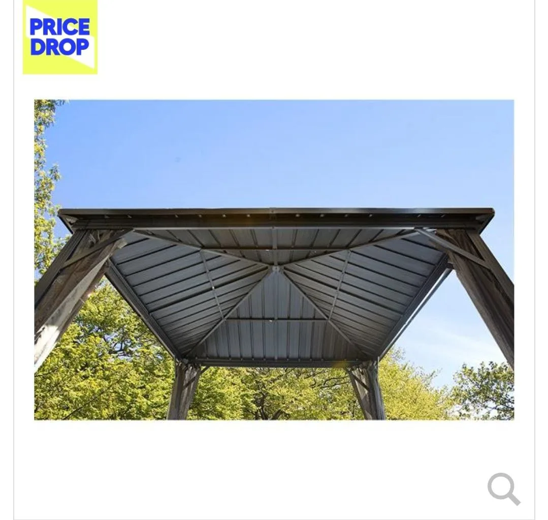 Galvanized Steel Roof, Brown thumbnail