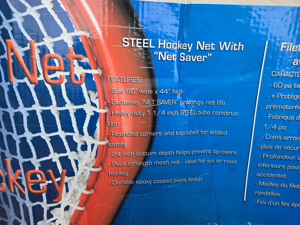 Steel Hockey Net with Net Saver image indicator(3)