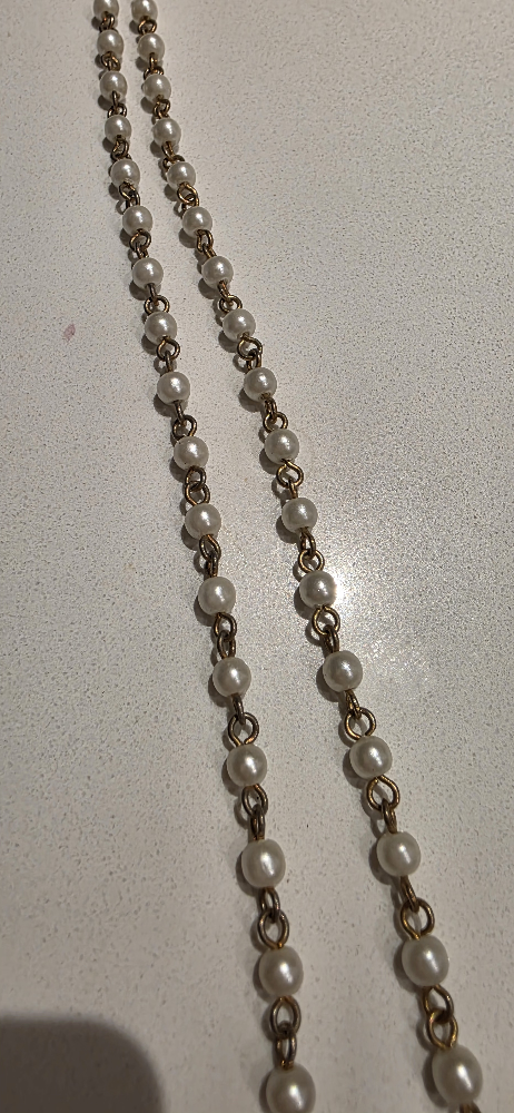 Pearl Cross Pendant Necklace - photo 3