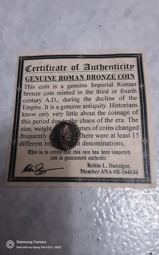 ANCIENT  BYZANTINE COIN   -KONSTANTIN . Original! image indicator(2)