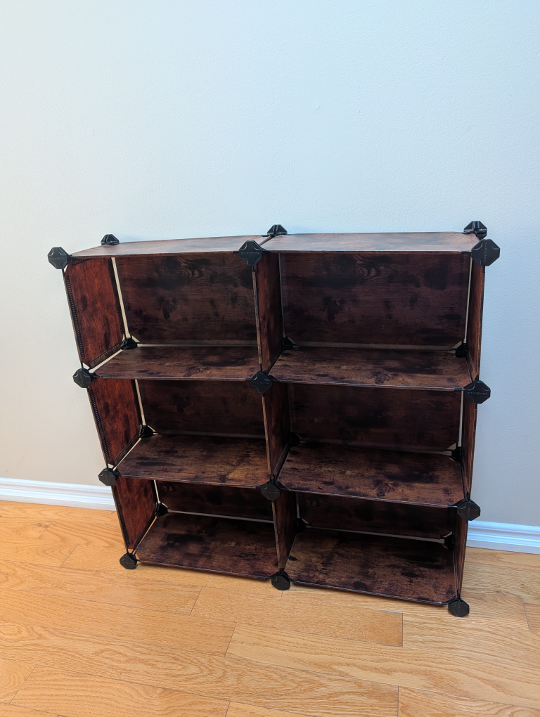 Brown Cube Storage Shelf - photo 2