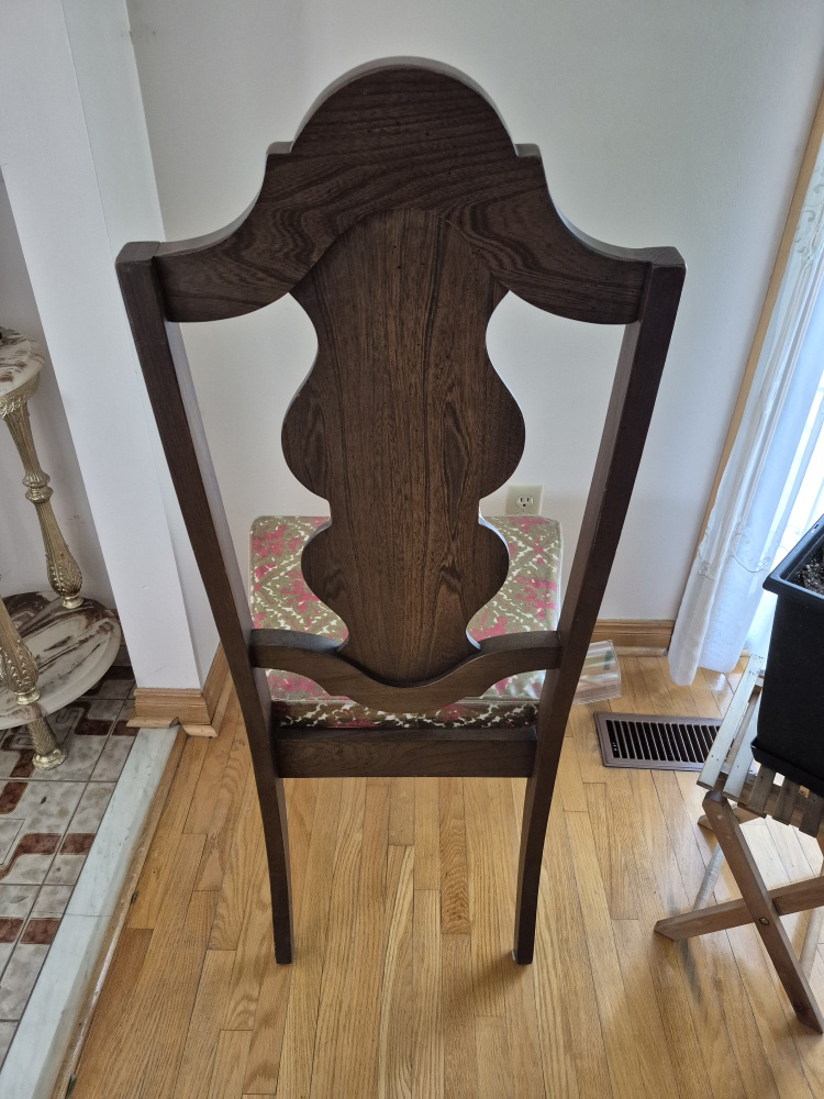 Vintage Armchair with Floral Pattern - Set of 6 - photo 3