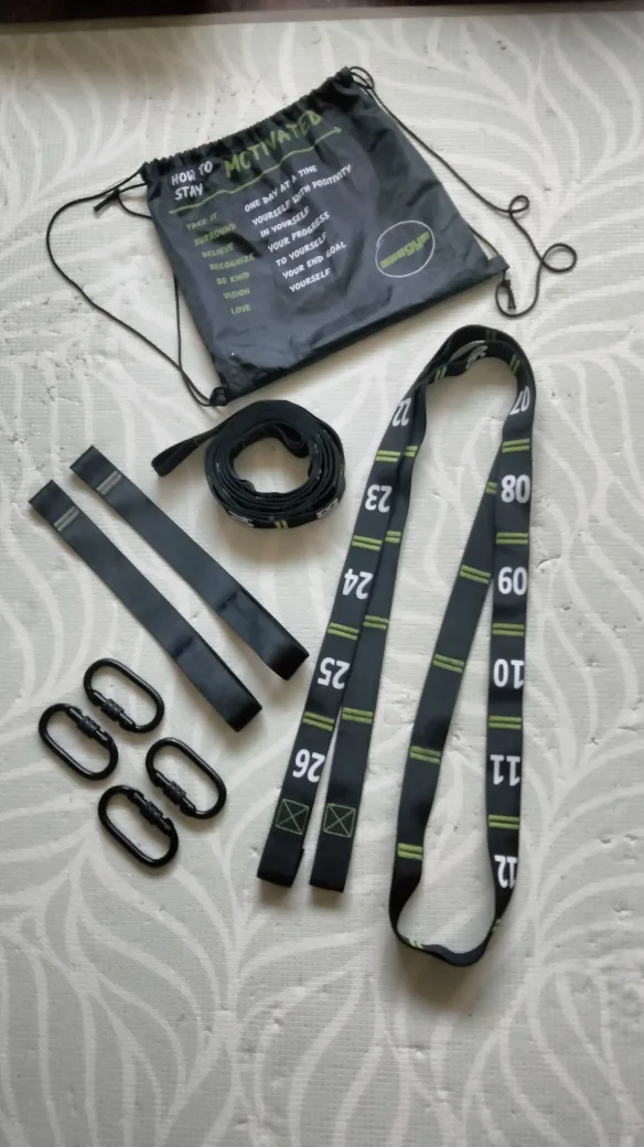 gymnastics rings straps and foot straps thumbnail