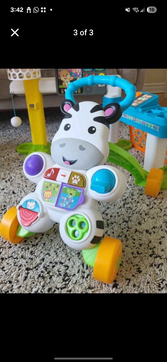 Fisher-Price Learn with Me Zebra Walker