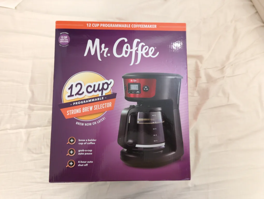 Unopened! Brand New! Mr. Coffee 12-Cup Programmable Coffeemaker