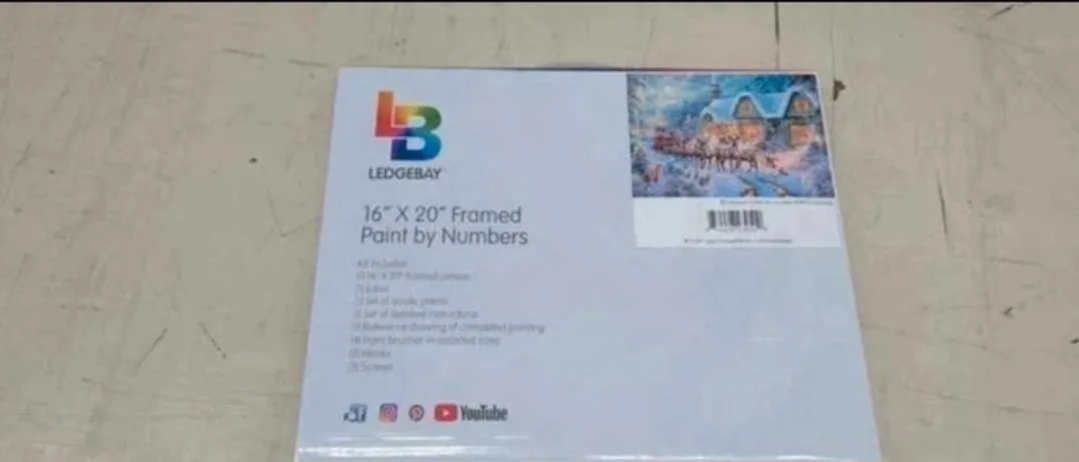 Ledgebay Piant by Numbers Kit Christmas Magic image indicator(2)