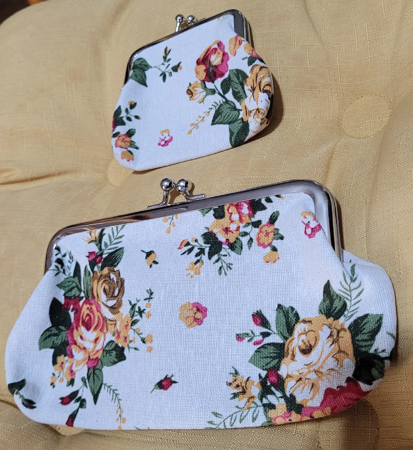 Floral Coin Purses - Set of 2 image indicator(2)