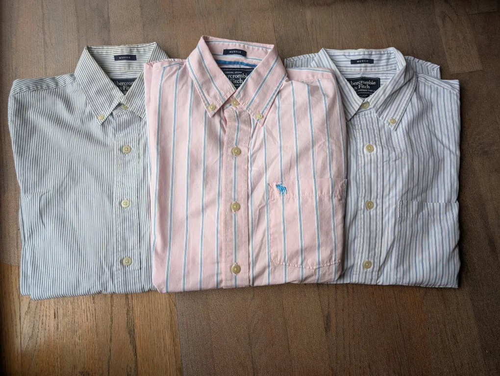 Abercrombie & Fitch Muscle Fit Button-Down Shirts thumbnail