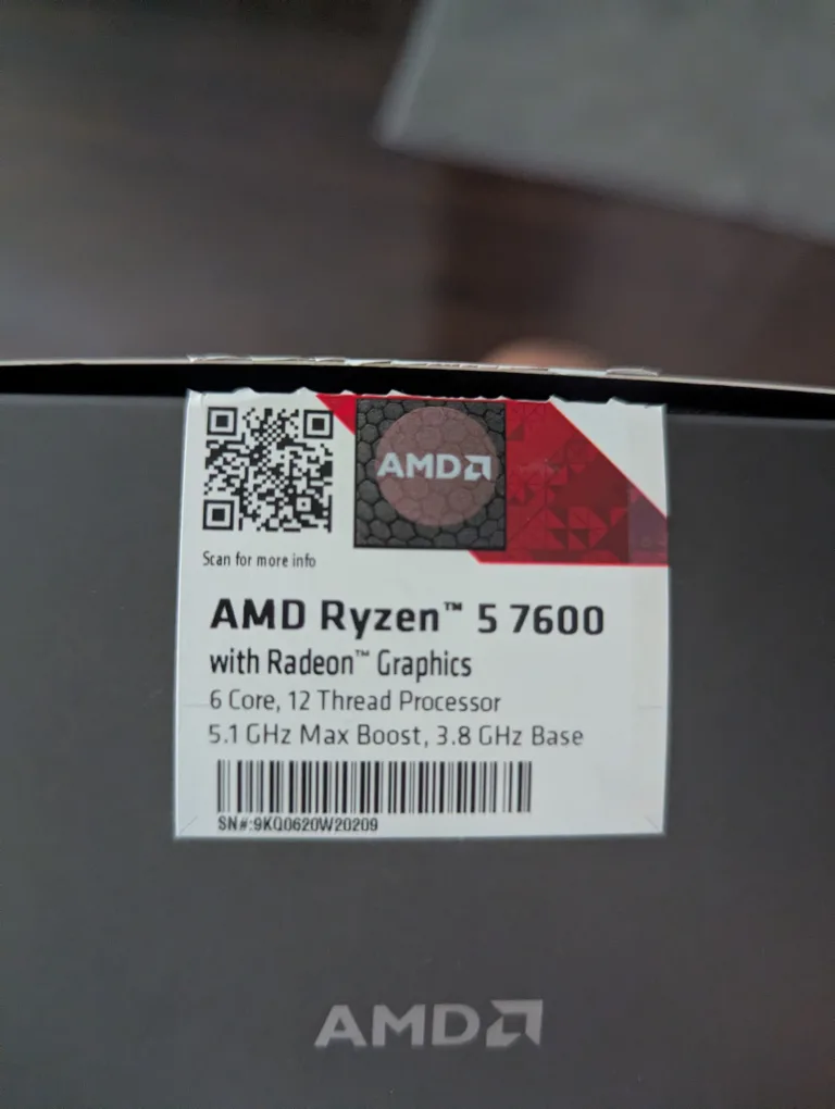 AMD Ryzen 5 7600 CPU