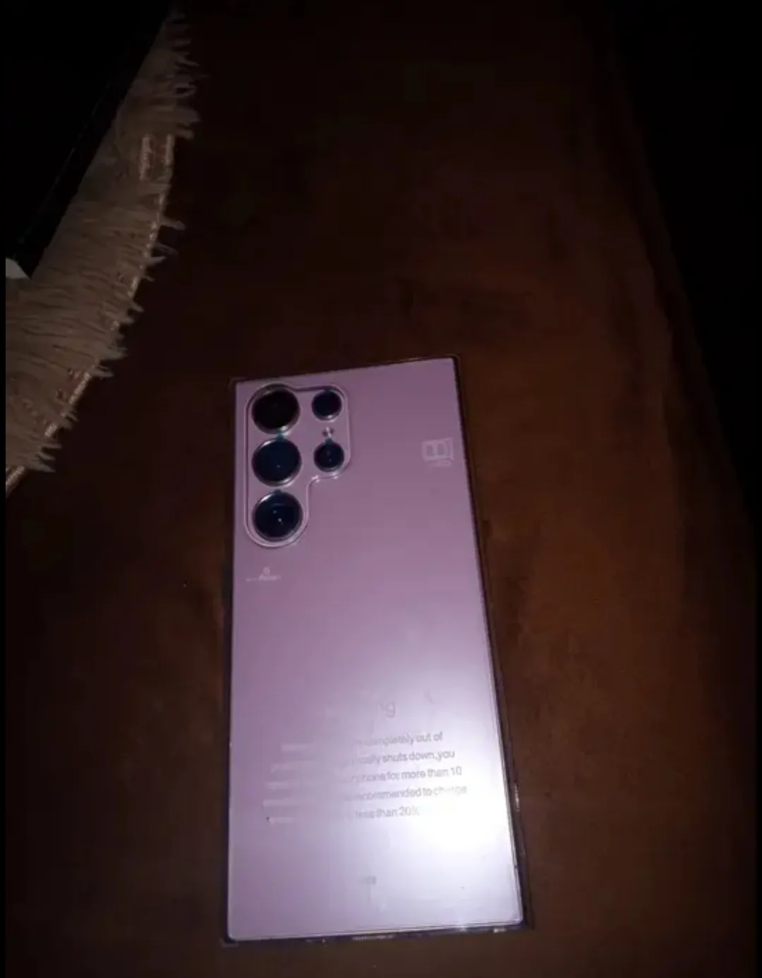 Purple Samsung Phone