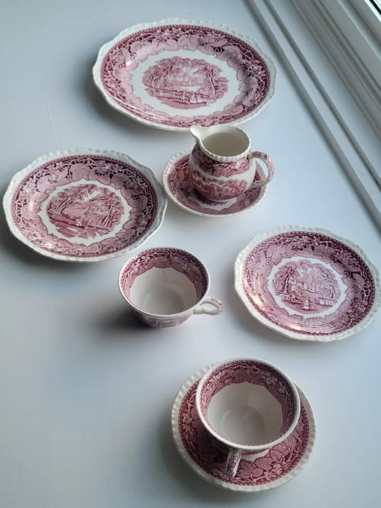 Vintage Masons Vista Red Ironstone China image indicator(3)