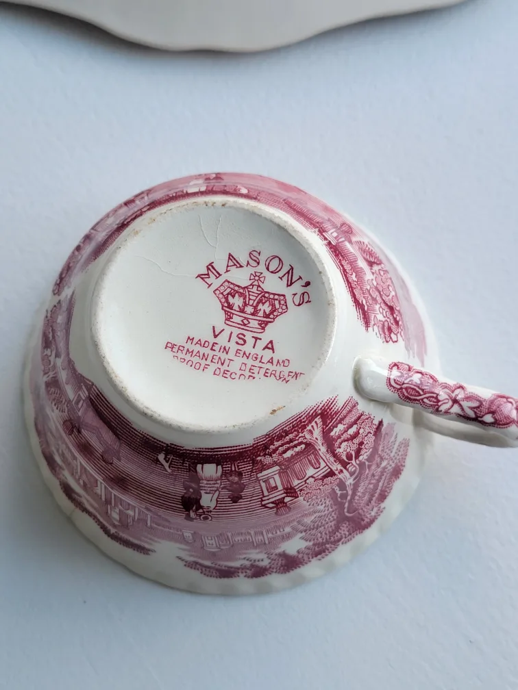 Vintage Masons Vista Red Ironstone China image indicator(4)