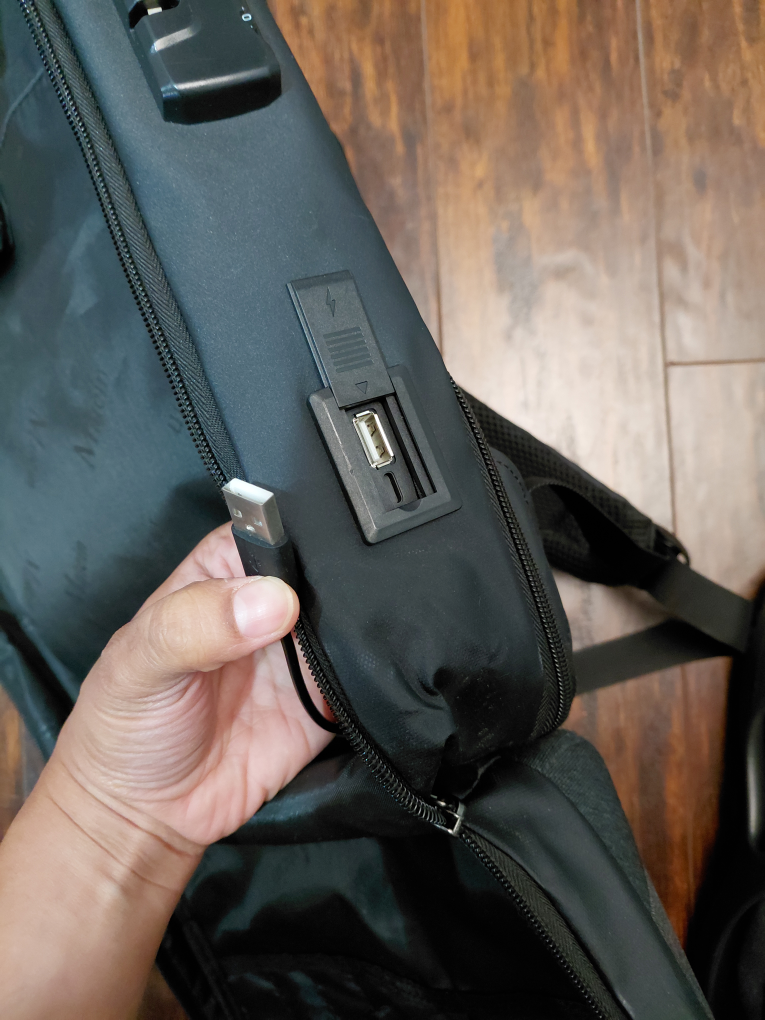 Matein Anti Theft Laptop Backpack, Black - photo 4