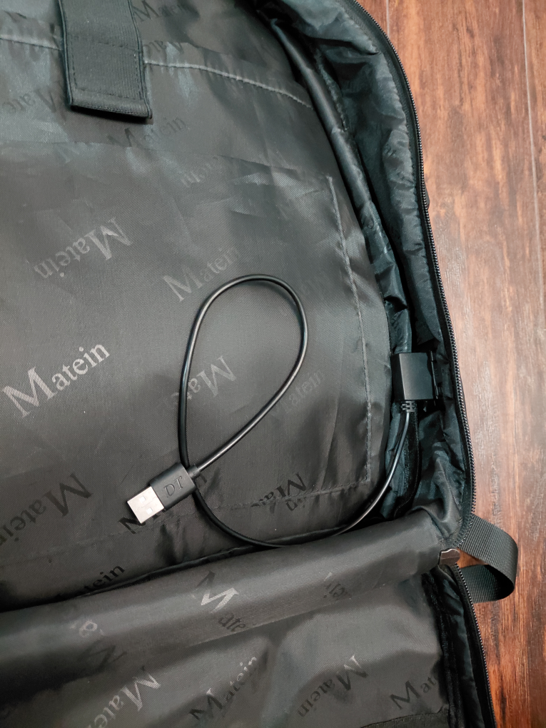 Matein Anti Theft Laptop Backpack, Black - photo 5