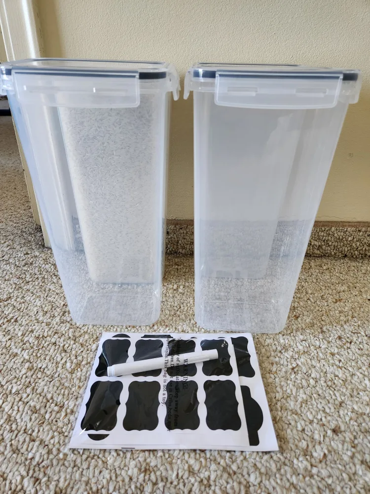 Airtight Pantry Containers (4-Pack) – 2.8 L, BPA-Free