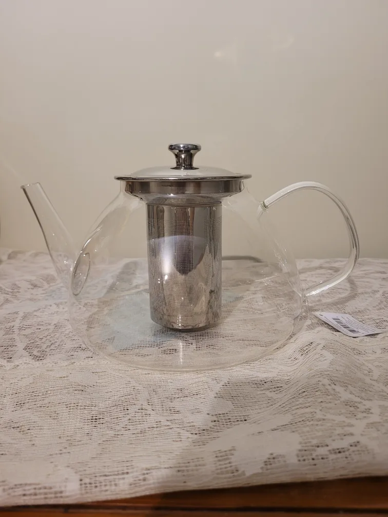 Glass Teapot with Stainless Steel Infuser thumbnail