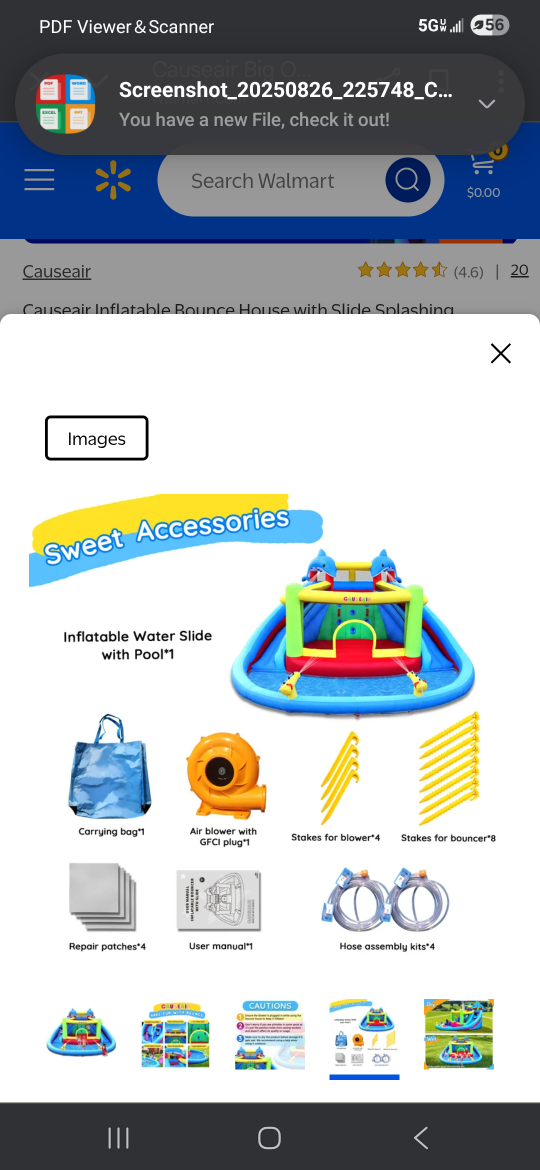 Causeair Inflatable Bounce House with Slide and Pool - photo 5