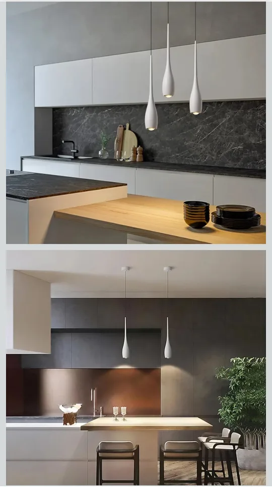 White Pendant Led Light. Qty.2 AVAILABLE thumbnail
