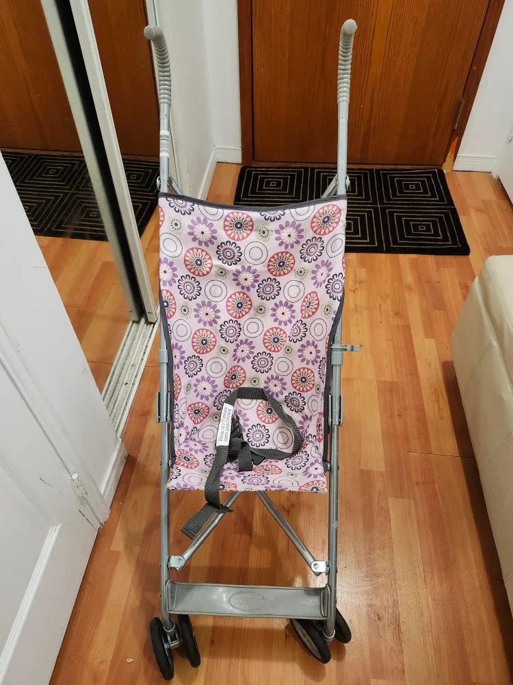 Floral Patterned Baby Stroller image indicator(5)