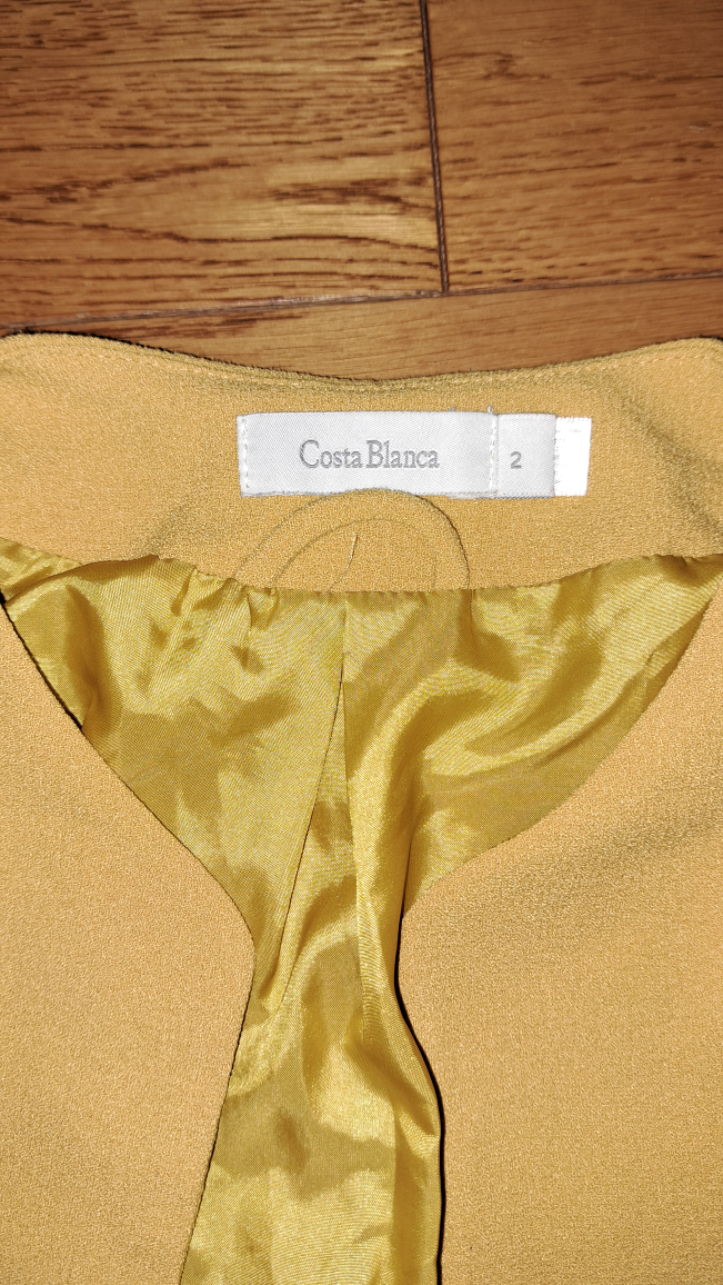 Costa Blanca Yellow Blazer - Size 2 - photo 3