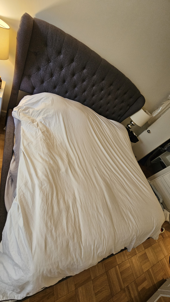 Upholstered Headboard Bed Frame