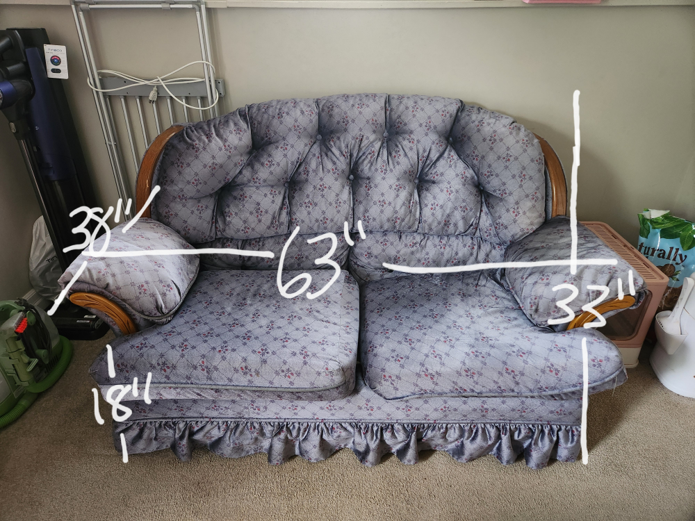 2-seat Couch/Loveseat - photo 2