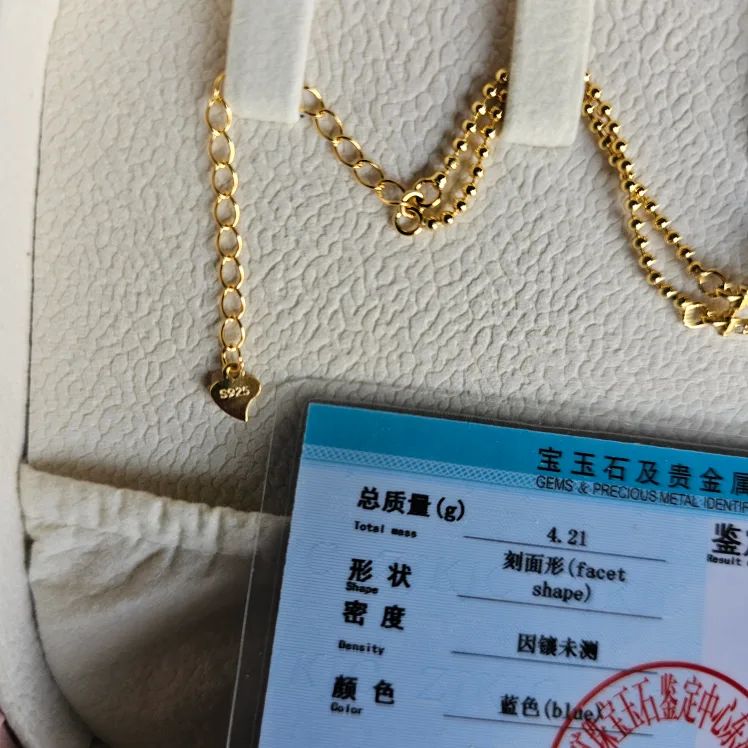 Blue Topaz & Gold Bracelet image indicator(3)