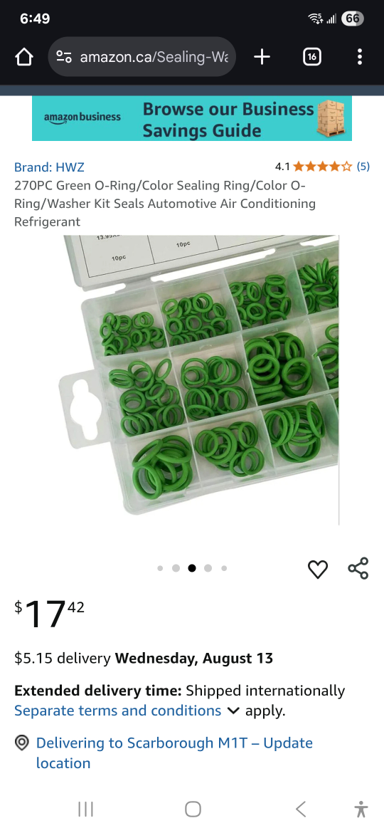 270pc green o-ring assortment - photo 4