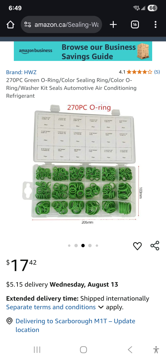 270pc green o-ring assortment - photo 5
