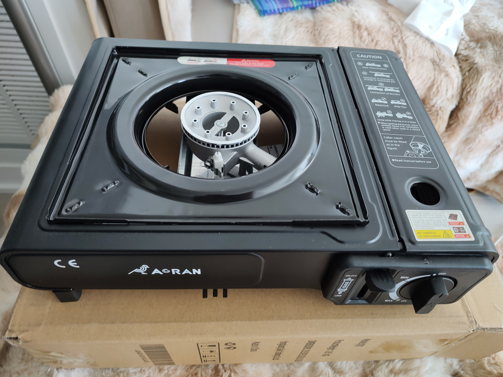 Aoran Portable Gas Stove - Black