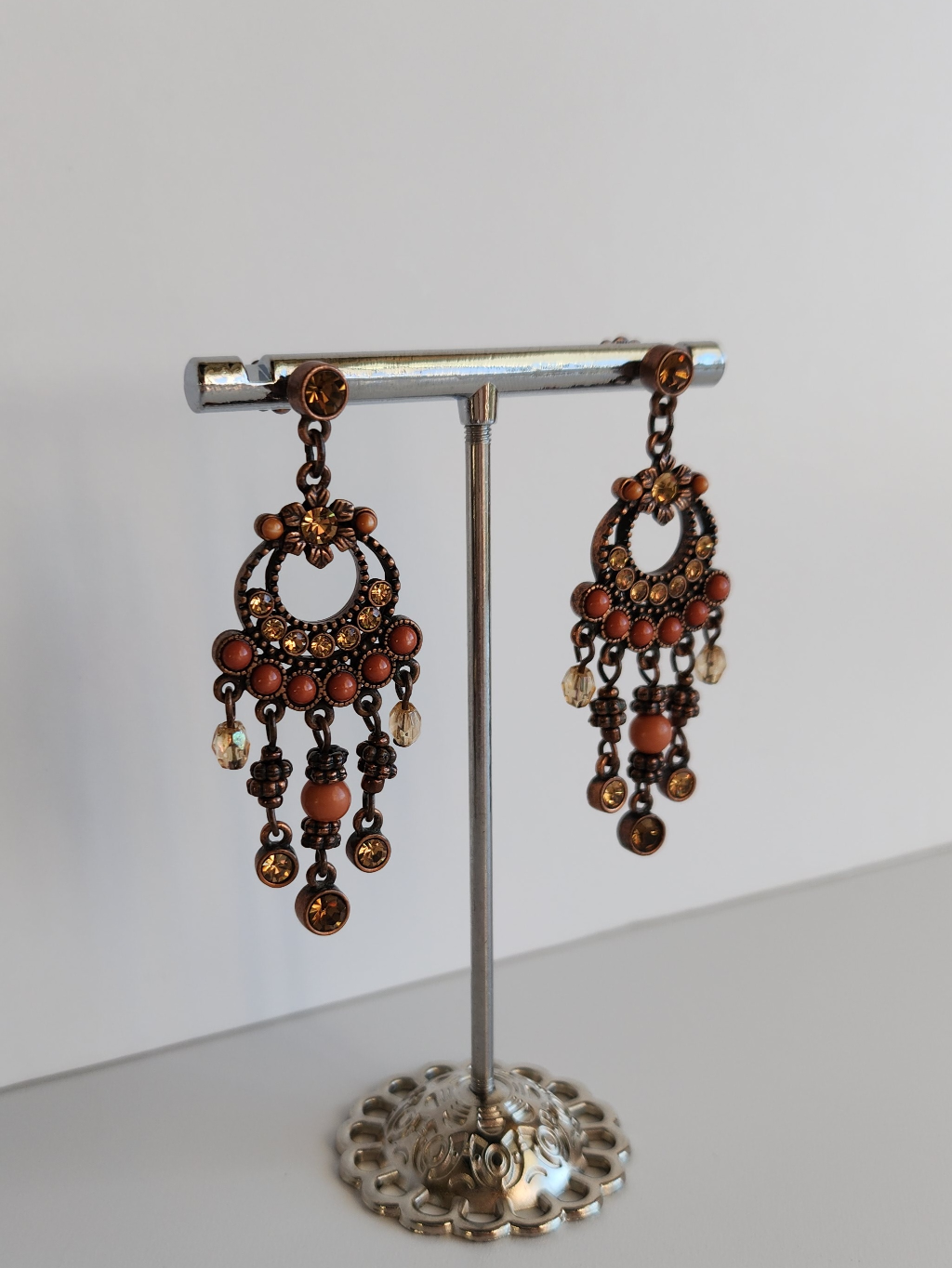 Avon Bronze Chandelier Earrings - photo 2