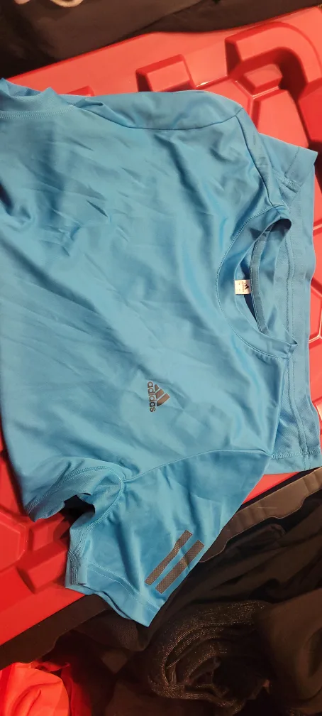 Adidas Light Blue Training Shirt - XL thumbnail