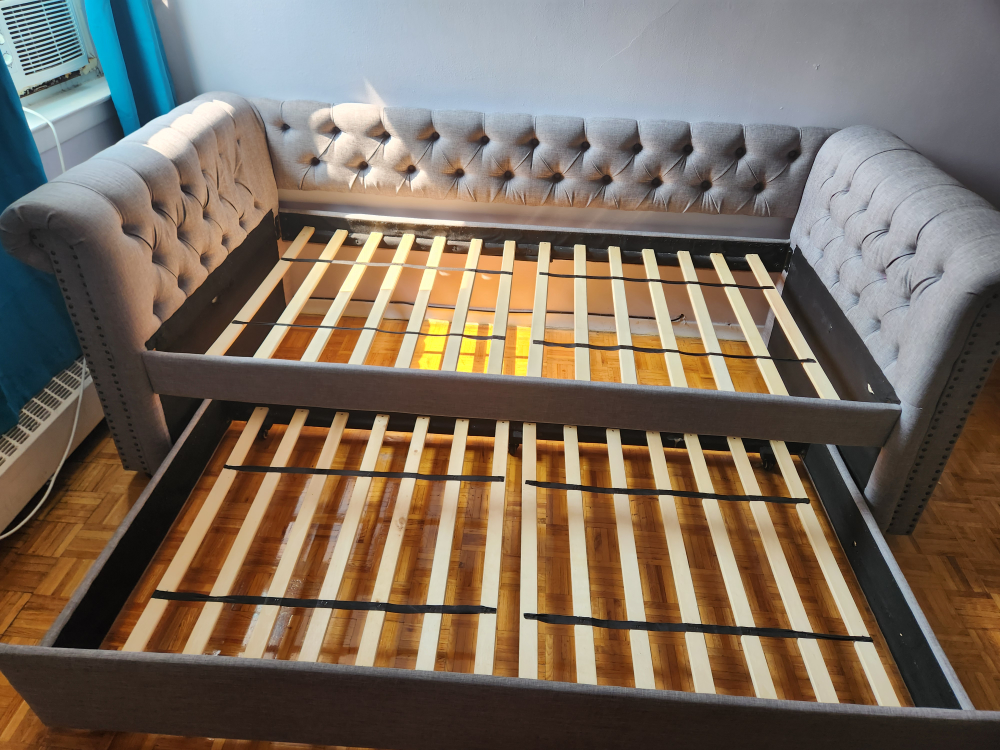 Grey Daybed with Trundle - photo 2
