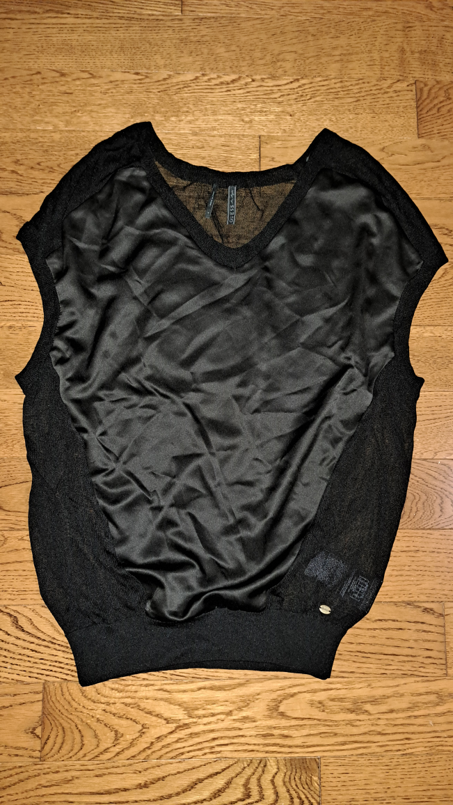 Guess Black Sleeveless Top - Size S