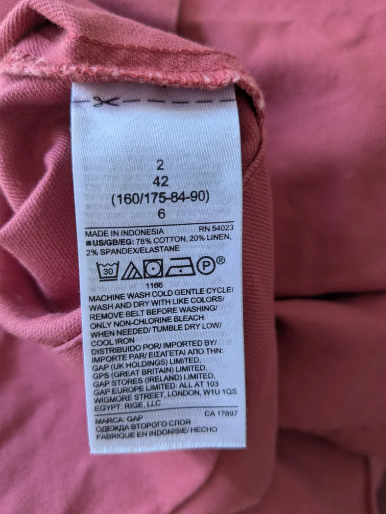 GAP cotton/linen summer dress image indicator(4)